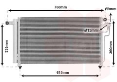 VAN WEZEL 83005081 — Radiator aer condiționat