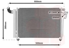 VAN WEZEL 83005082 — Radiator aer condiționat