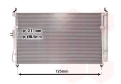 VAN WEZEL 83005111 — Радиатор кондиционера
