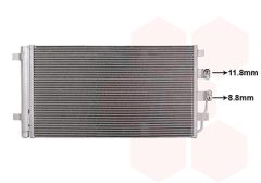 VAN WEZEL 88015700 — Radiator aer condiționat