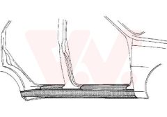 VAN WEZEL 5880104 — Накладка порога