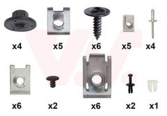 VAN WEZEL 0301793 — Set de montaj bară de protecție