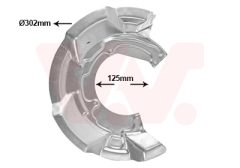 VAN WEZEL 0506371 — Protecție disc de frână