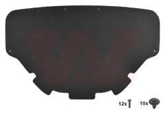 VAN WEZEL 0593460 — Izolație compartiment motor