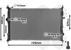 VAN WEZEL 09012710 — Radiator răcire motor
