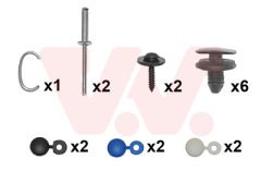 VAN WEZEL 0929793 — Set de montaj bară de protecție
