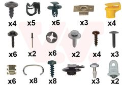 VAN WEZEL 0963794 — Set de montaj bară de protecție