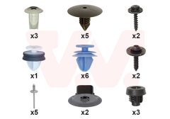 VAN WEZEL 1511796 — Комплект крепежа крыла