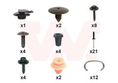VAN WEZEL 1528794 — Set de montaj bară de protecție