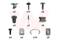 VAN WEZEL 1555794 — Set de montaj bară de protecție
