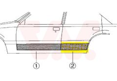 VAN WEZEL 1734177 — Дверь кузова