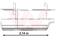 VAN WEZEL 1745109 — Боковина кузова