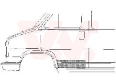 VAN WEZEL 1745171 — Дверь кузова