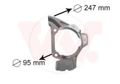 VAN WEZEL 1754371 — Protecție disc de frână