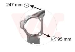 VAN WEZEL 1754372 — Protecție disc de frână