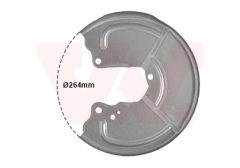 VAN WEZEL 1754373 — Protecție disc de frână