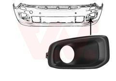 VAN WEZEL 2126593 — Grilă de ventilație bară de protecție