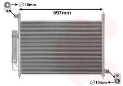 VAN WEZEL 25015702 — Радиатор кондиционера
