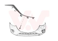 VAN WEZEL 2744582 — Ornament bară de protecție