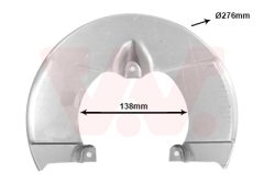VAN WEZEL 2813371 — Щиток тормозного диска