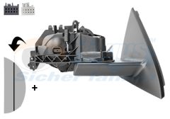 VAN WEZEL 2930854 — Зеркало боковое