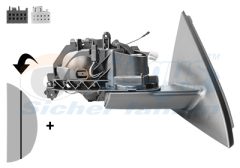 VAN WEZEL 2930856 — Зеркало боковое