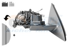 VAN WEZEL 2930860 — Зеркало боковое
