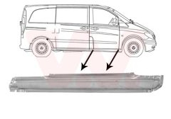 VAN WEZEL 3080102 — Накладка порога