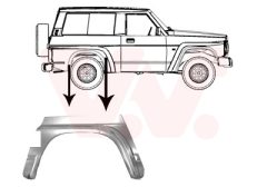 VAN WEZEL 3362146 — Боковина кузова