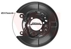 VAN WEZEL 3388373 — Щиток тормозного диска