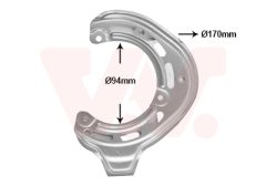 VAN WEZEL 3777371 — Protecție disc de frână