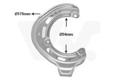 VAN WEZEL 3777372 — Protecție disc de frână