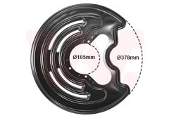VAN WEZEL 3794373 — Щиток тормозного диска