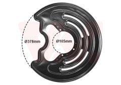 VAN WEZEL 3794374 — Щиток тормозного диска