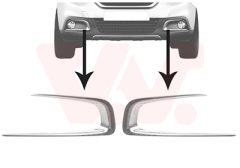 VAN WEZEL 4075598 — Înveliș bară de protecție