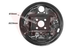 VAN WEZEL 4339374 — Щиток тормозного диска