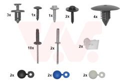 VAN WEZEL 4367794 — Set de montaj bară de protecție