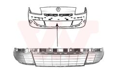 VAN WEZEL 4380590 — Grilă de ventilație bară de protecție