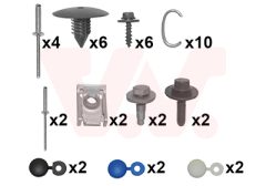VAN WEZEL 4380794 — Set de montaj bară de protecție