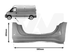 VAN WEZEL 4387101 — Накладка порога