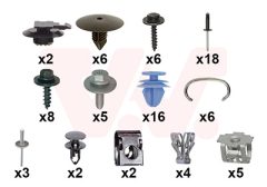 VAN WEZEL 4403794 — Set de montaj bară de protecție