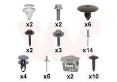 VAN WEZEL 4414794 — Set de montaj bară de protecție