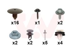VAN WEZEL 4414796 — Комплект крепежа крыла