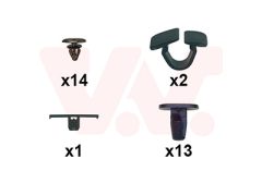 VAN WEZEL 4907797 — Set de montaj capotă