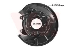 VAN WEZEL 5377373 — Щиток тормозного диска