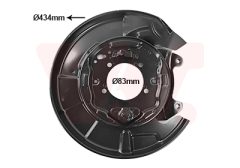 VAN WEZEL 5377374 — Щиток тормозного диска