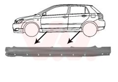 VAN WEZEL 5393103 — Ornament prag ușă