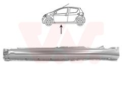 VAN WEZEL 5403103 — Накладка порога