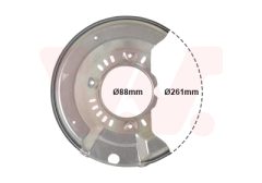 VAN WEZEL 5430371 — Protecție disc de frână