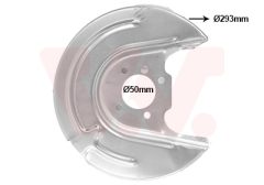 VAN WEZEL 5766373 — Protecție disc de frână